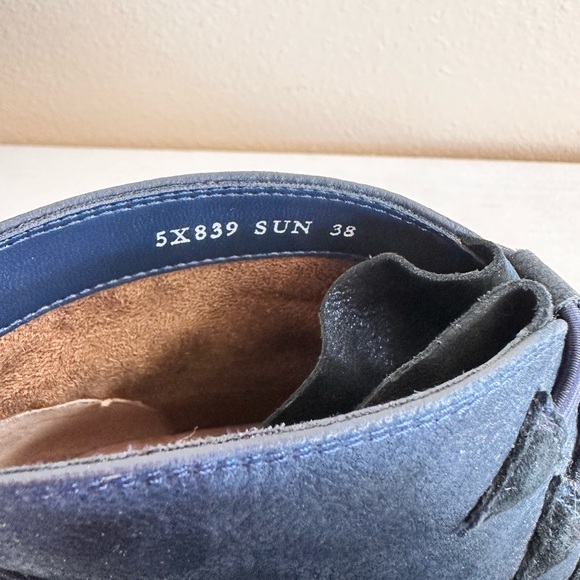 COPY - Sundance Dark Blue Shimmer Leather Heeled Victorian Boots Women’s EU38 U… - Picture 13 of 16